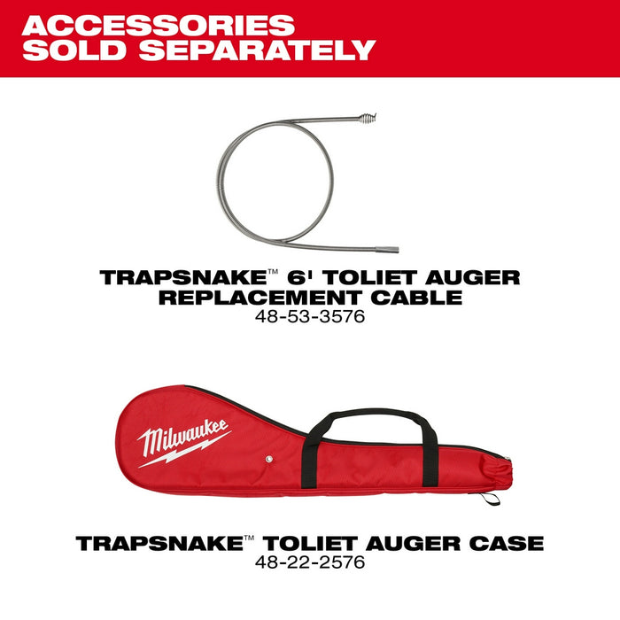MILWAUKEE M12 TRAPSNAKE 6' Toilet Auger Kit