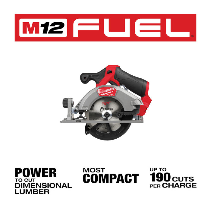 MILWAUKEE M12 FUEL™ 5-3/8" Circular Saw (Tool Only)