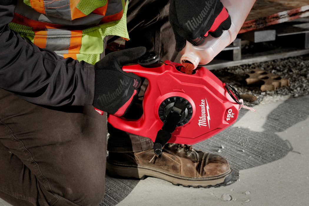 MILWAUKEE 150' Extra Bold Large Capacity Chalk Reel