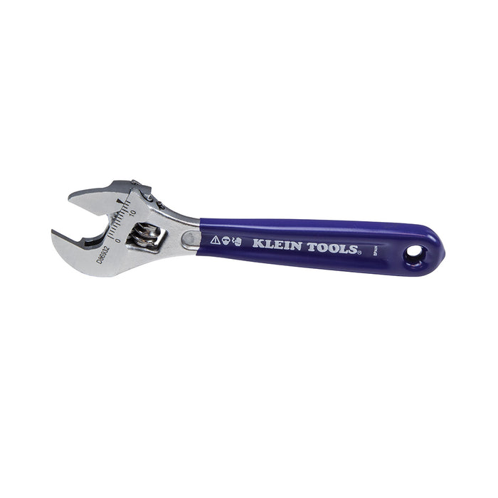 KLEIN TOOLS Llave ajustable de mandíbula delgada de 4" 