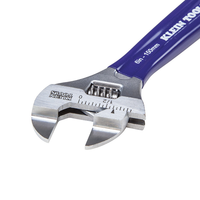 KLEIN TOOLS Llave ajustable de mandíbula delgada de 6"