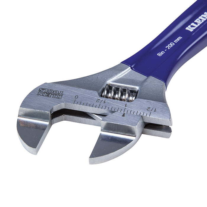 KLEIN TOOLS 8" Slim-Jaw Adjustable Wrench