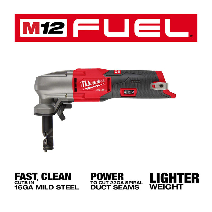 MILWAUKEE M12 FUEL 16 Gauge Variable Speed Nibbler (Tool Only)