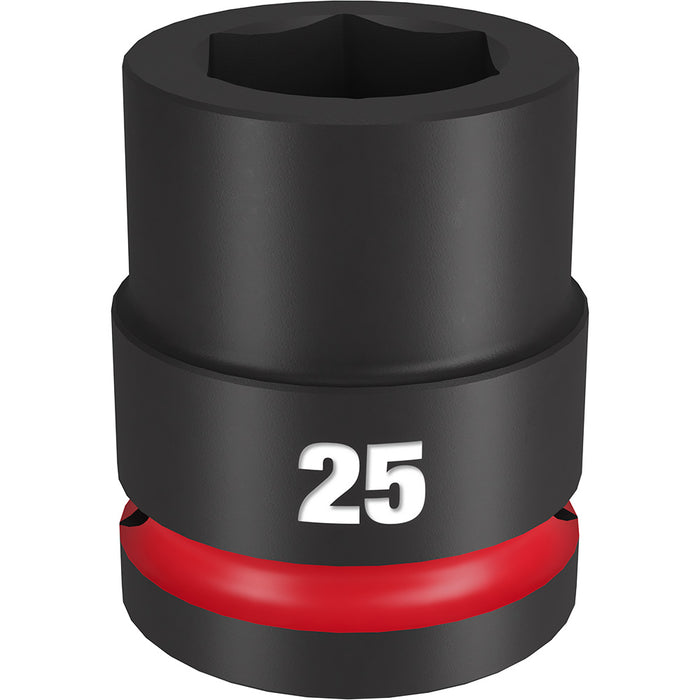 MILWAUKEE SHOCKWAVE Impact Duty 3/4" Drive 25MM Dado estándar de 6 puntos