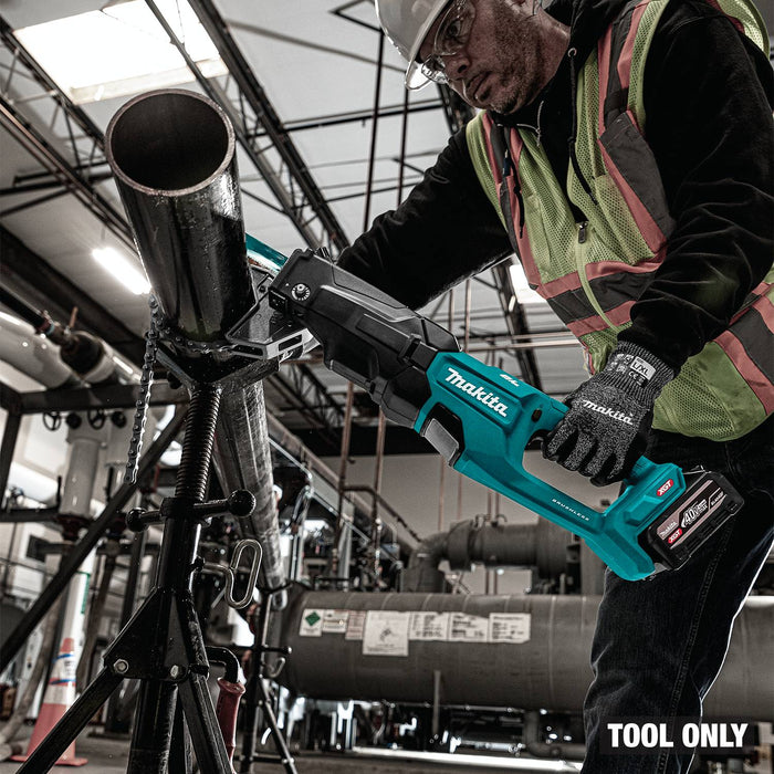 Makita GRJ03Z 40V max XGT® Brushless Cordless Recipro Pipe Saw w/ Chain Vise, Tool Only