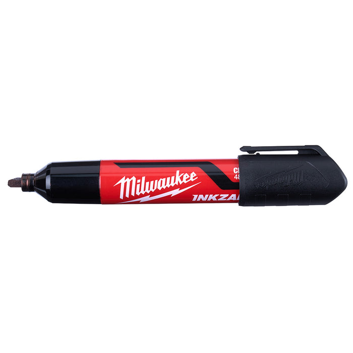 Milwaukee Tools 3 Pc. Chisel Tip Black Marker L 48-22-3250