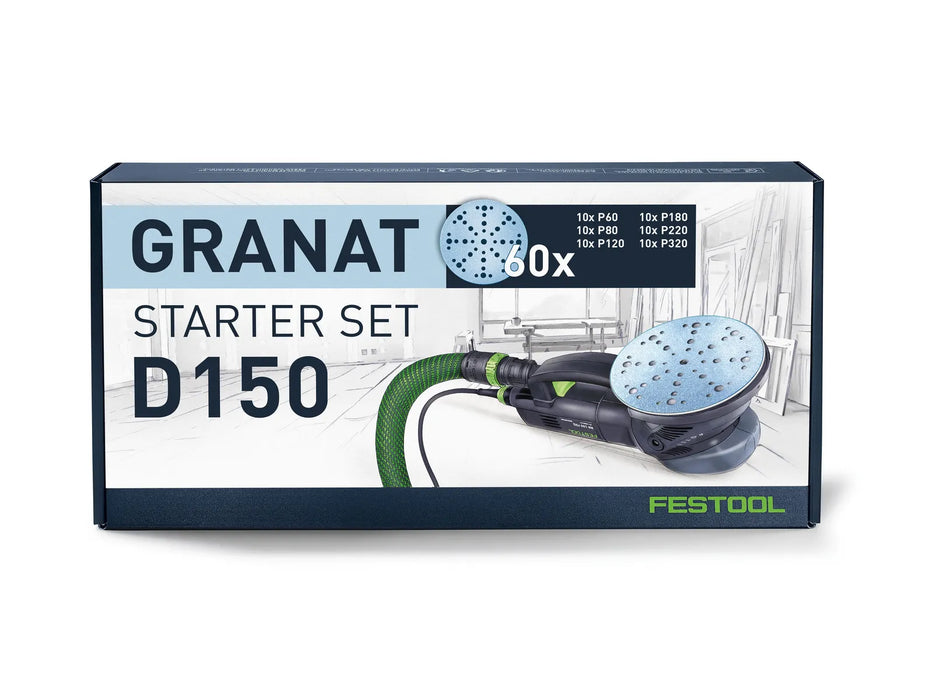 FESTOOL Grit Abrasives Granat D150 GR-Set