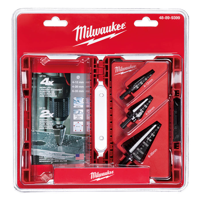 Milwaukee Tools Metric Step Bit Set 3Pc 48-89-9399