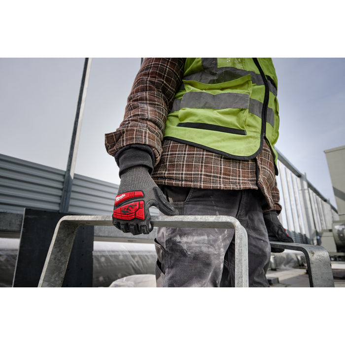 Guantes bañados en nitrilo MILWAUKEE Impact Cut nivel 5