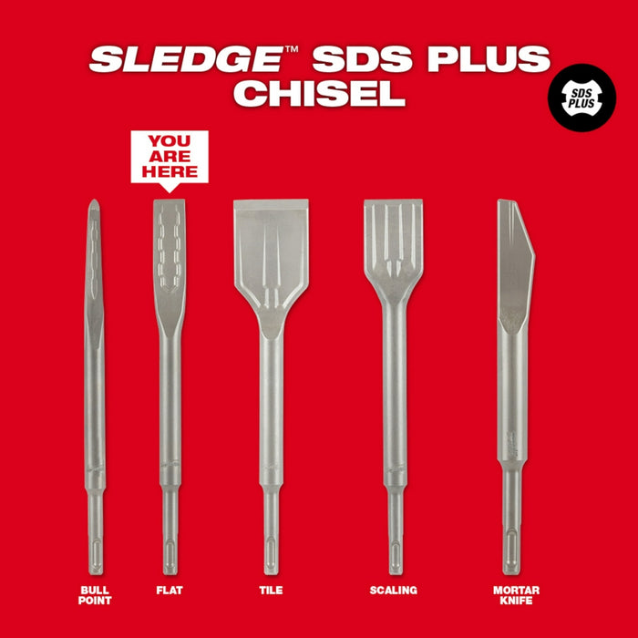 Milwaukee Tools 1-1/8" Hex 16" Moil Point 48-62-4001