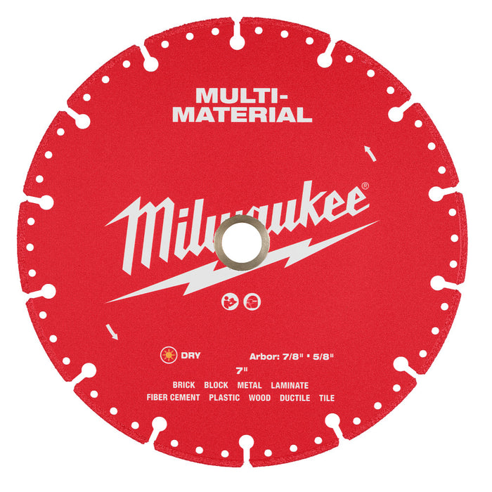 MILWAUKEE Multi-Material Diamond Blades