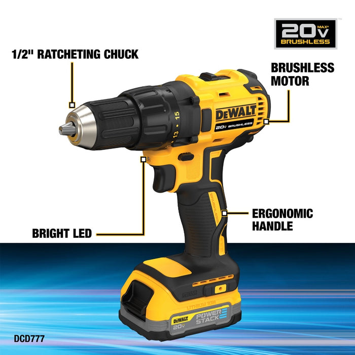 DeWalt DCK239E2 20V MAX Brushless Cordless Circular Saw & Drill Combo Kit with POWERSTACK Batteries 1 Question, 1 Answer or Be the first to write a review