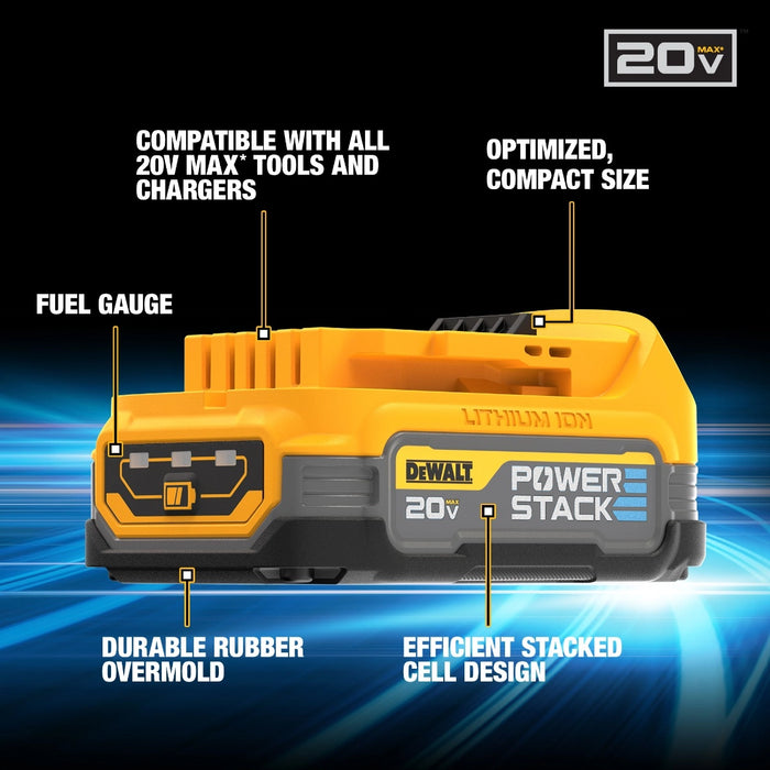 DeWalt DCK239E2 20V MAX Brushless Cordless Circular Saw & Drill Combo Kit with POWERSTACK Batteries 1 Question, 1 Answer or Be the first to write a review