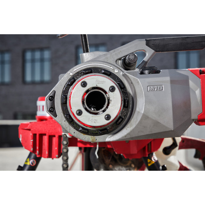 MILWAUKEE 1-1/4" ALLOY NPT Portable Pipe Threading Forged Aluminum Die Head