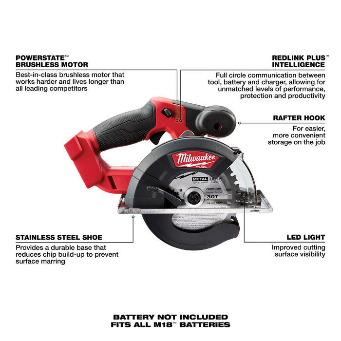 MILWAUKEE M18 FUEL Metal Cutting Circular Saw (Tool Only)