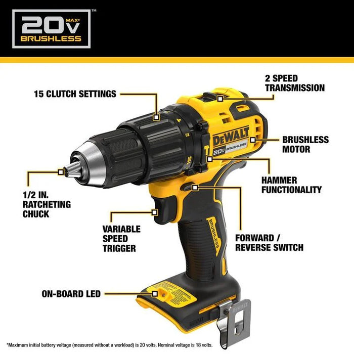 DEWALT 20V MAX 5Ah 5-Tool Combo Kit