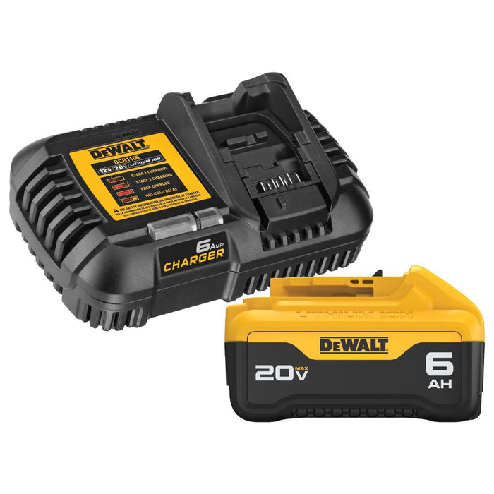 DEWALT 20V MAX 6Ah Battery and Charger DCB206C