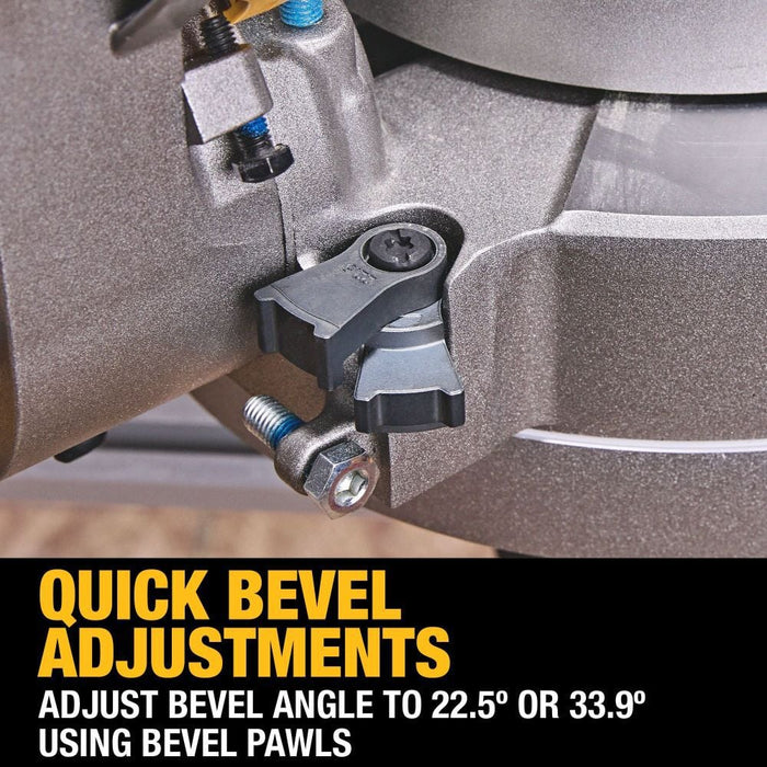DEWALT 20V MAX XR 10 Inch Double Bevel Fixed Miter Saw (Bare Tool) DCS714B