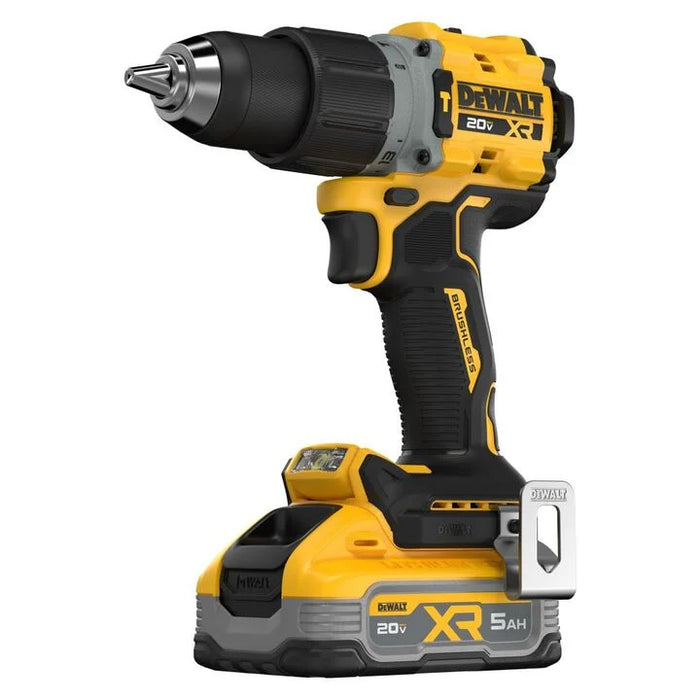 DEWALT 20V MAX XR 1/2 Inch Hammer Drill 5 Ah Kit