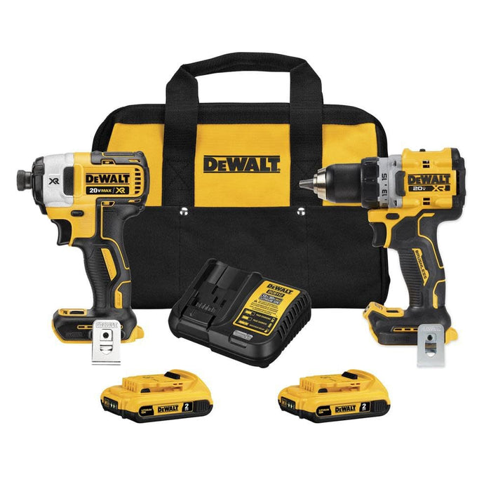 DEWALT 20V MAX XR 1/2in Drill/Driver & 1/4in Impact Driver Kit DCK248D2