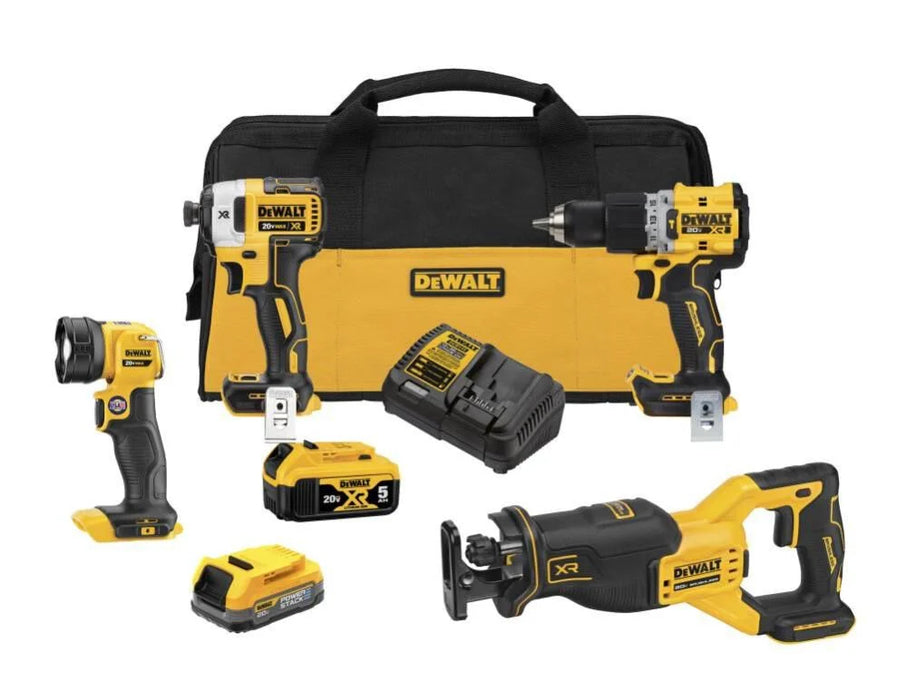 Kit combinado de 4 herramientas DEWALT 20V MAX*
