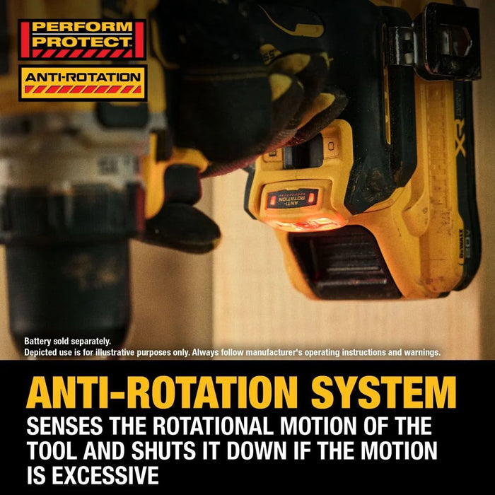 DEWALT 20V MAX XR Brushless Cordless 1/2 Inch Drill/Driver (Bare Tool) DCD801B