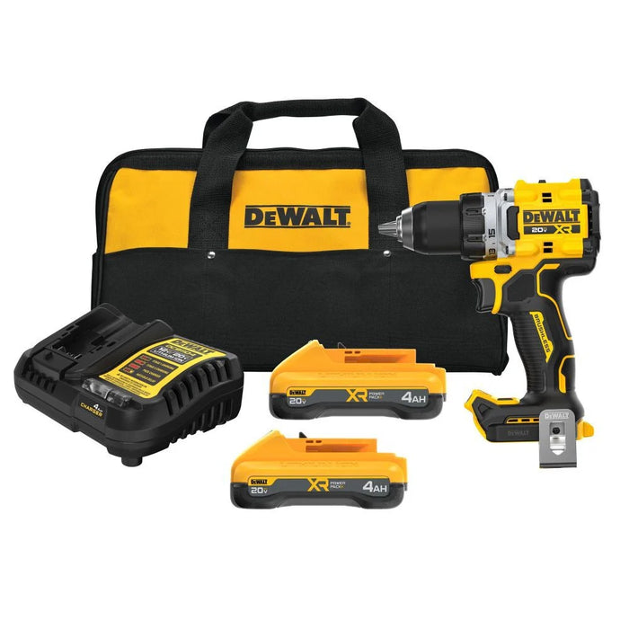 Kit de taladro percutor/destornillador DEWALT 20V MAX* 1/2"