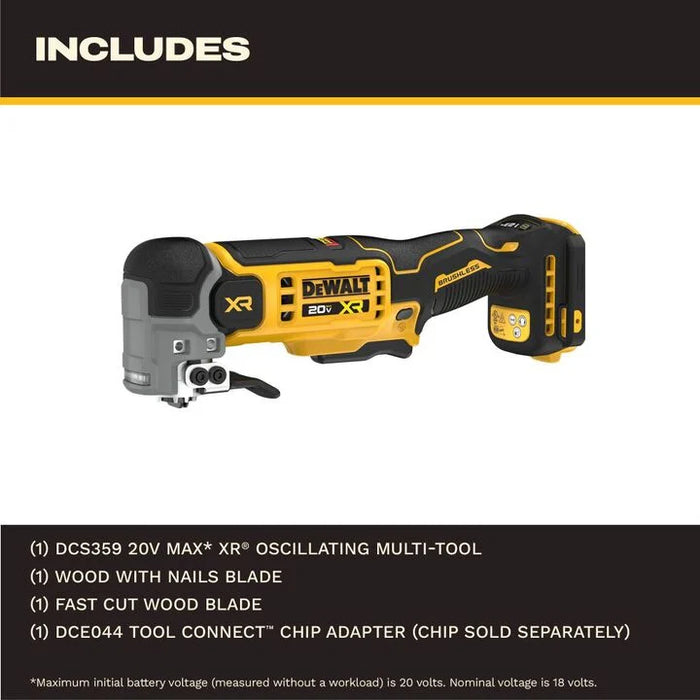 DEWALT 20V MAX XR Oscillating Multi-Tool (Bare Tool)