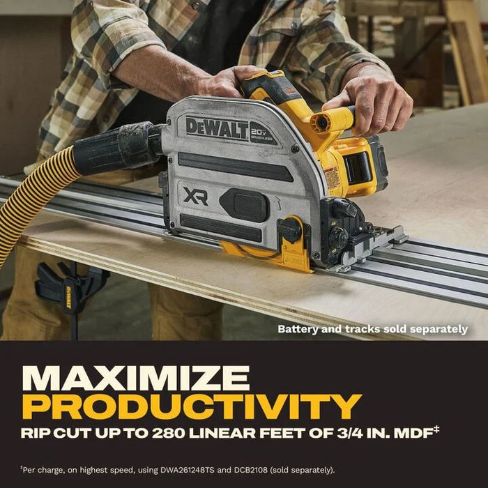 DEWALT 20V XR 6 1/2 Inch Track Saw (Bare Tool)