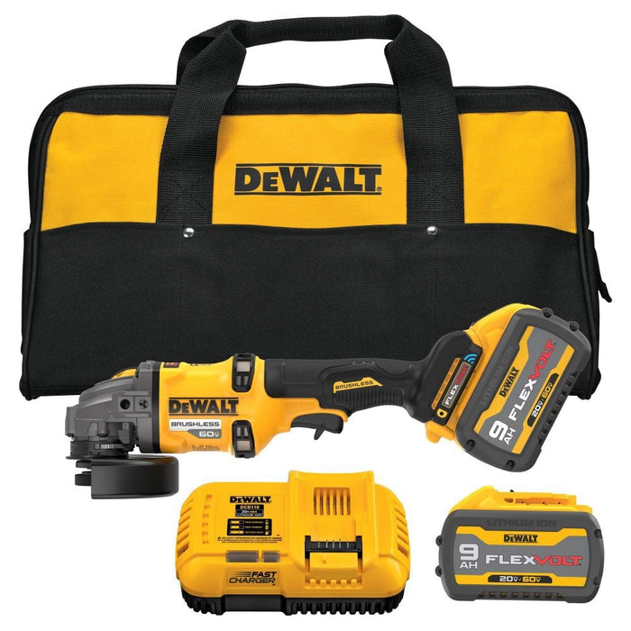 Kit de amoladora angular grande DEWALT 60V MAX* de 7" a 9" 
