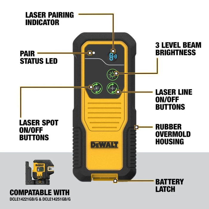 Kit de nivel láser giratorio para interiores y exteriores DEWALT