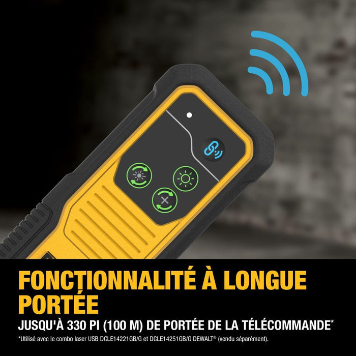 Kit de nivel láser giratorio para interiores y exteriores DEWALT