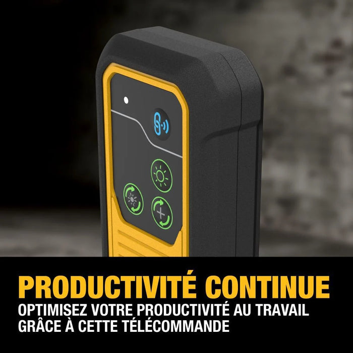 Kit de nivel láser giratorio para interiores y exteriores DEWALT