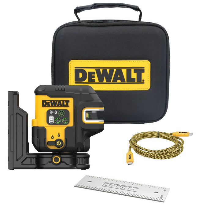 Kit de nivel láser giratorio para interiores y exteriores DEWALT