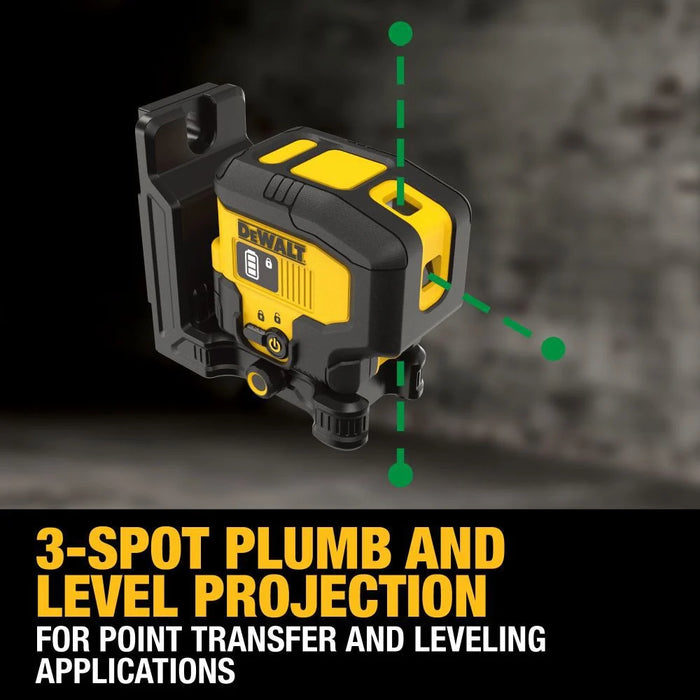 Kit de nivel láser giratorio para interiores y exteriores DEWALT