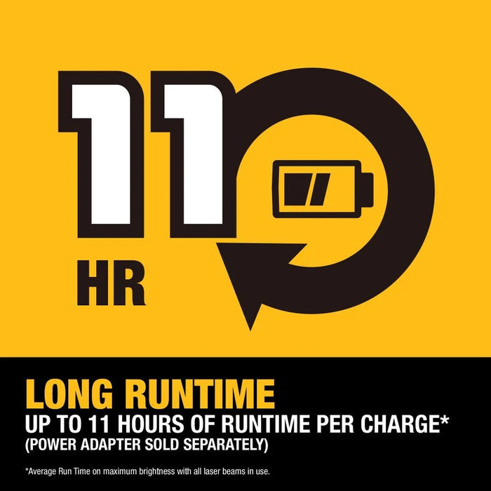 Kit de nivel láser giratorio para interiores y exteriores DEWALT