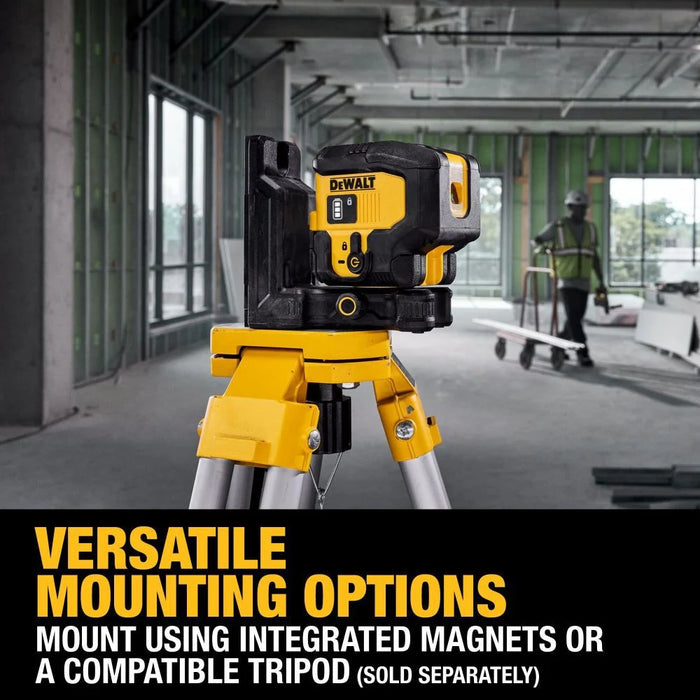 Kit de nivel láser giratorio para interiores y exteriores DEWALT