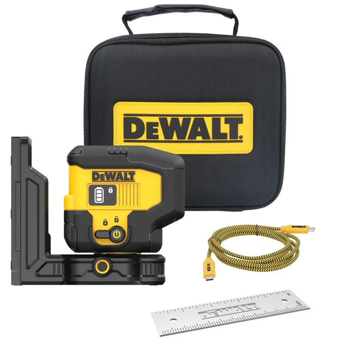 Kit de nivel láser giratorio para interiores y exteriores DEWALT