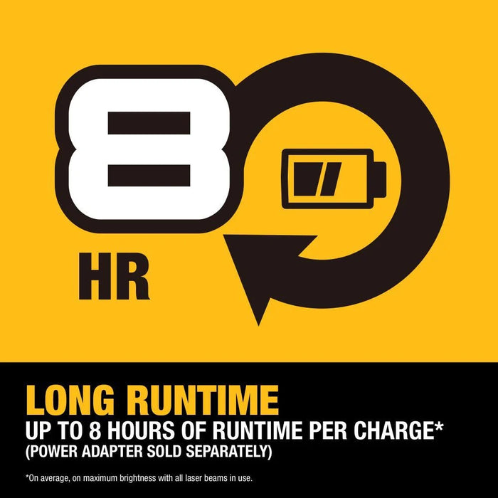 Kit de nivel láser giratorio para interiores y exteriores DEWALT