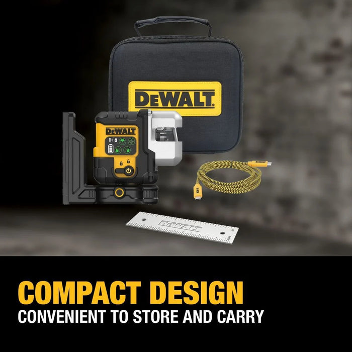 Kit de nivel láser giratorio para interiores y exteriores DEWALT