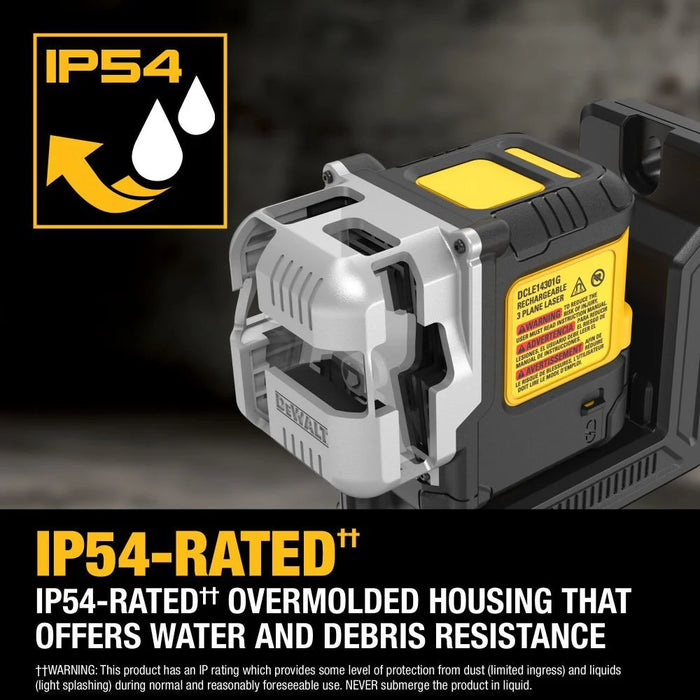 Kit de nivel láser giratorio para interiores y exteriores DEWALT