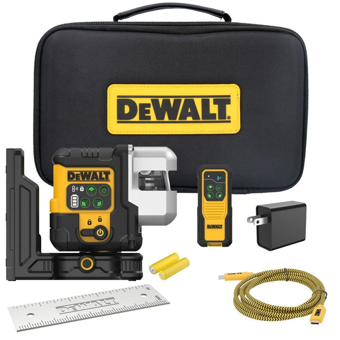 Kit de nivel láser giratorio para interiores y exteriores DEWALT