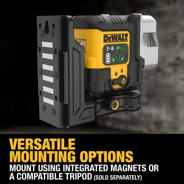 Kit de nivel láser giratorio para interiores y exteriores DEWALT