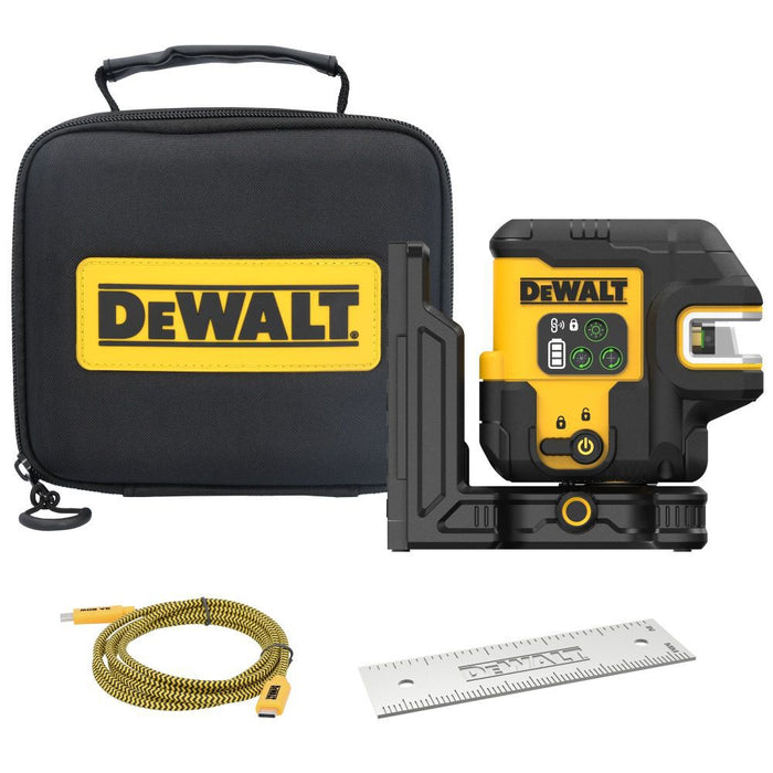 Kit de nivel láser giratorio para interiores y exteriores DEWALT