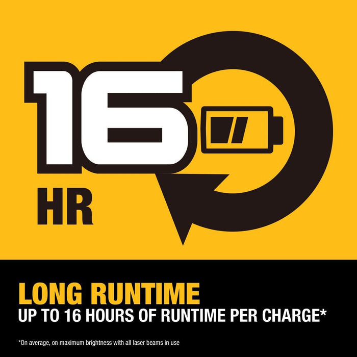 DEWALT USB Rechargeable Green 5 Spot and Cross Line Laser Kit DCLE14251G