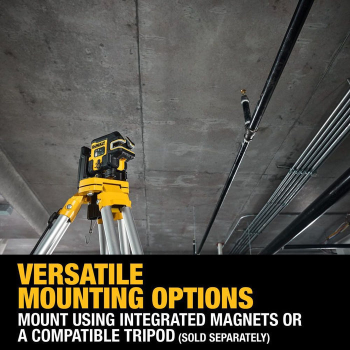 DEWALT USB Rechargeable Green 5 Spot and Cross Line Laser Kit DCLE14251G