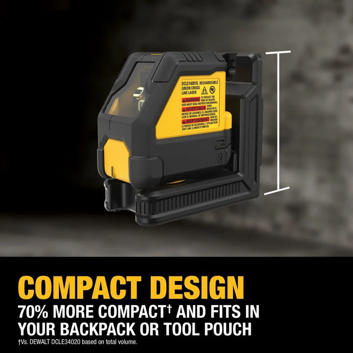 Kit de nivel láser giratorio para interiores y exteriores DEWALT