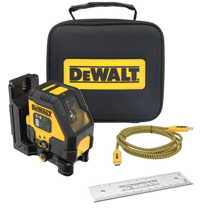 Kit de nivel láser giratorio para interiores y exteriores DEWALT