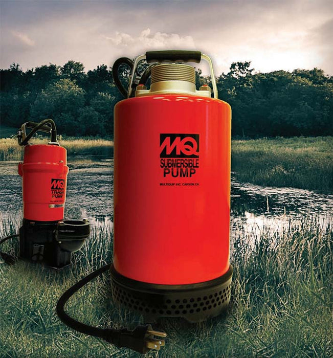 Multiquip ST2037 Electric Submersible Centrifugal Pump, 1 HP, 73 GPM, 2" Suction & Discharge