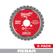 Milwaukee Rebar Blade 5 PK